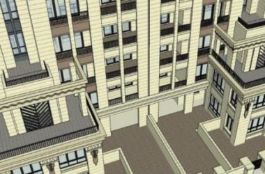 Sketchup住宅模型|多层住宅,古典风格-BIM建筑网