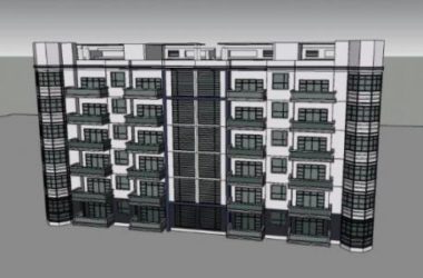 Sketchup住宅模型|多层住宅,现代风格-BIM建筑网