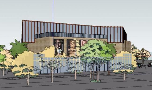 Sketchup商业模型|多层商业街,现代风格 Sketchup商业模型|多层商业街,现代风格