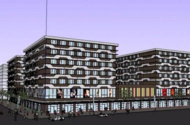 Sketchup商业模型|多层商业街，现代风格-BIM建筑网