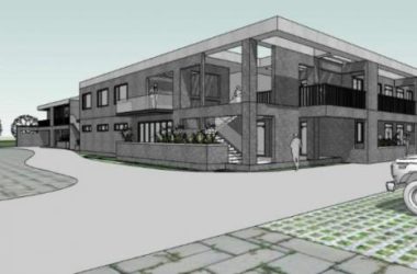 Sketchup文化模型|多层活动中心,文化建筑,现代风格-BIM建筑网