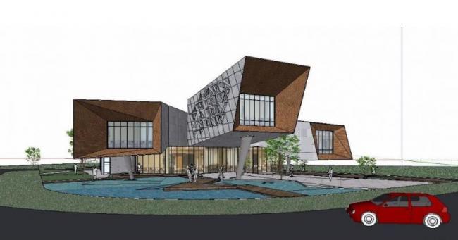 Sketchup住宅模型|会所,现代风格 Sketchup住宅模型|会所,现代风格