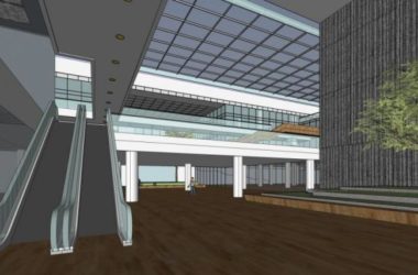 Sketchup文化模型|多层档案馆,文化建筑,现代风格-BIM建筑网