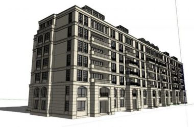 Sketchup住宅模型|多层住宅,古典风格-BIM建筑网