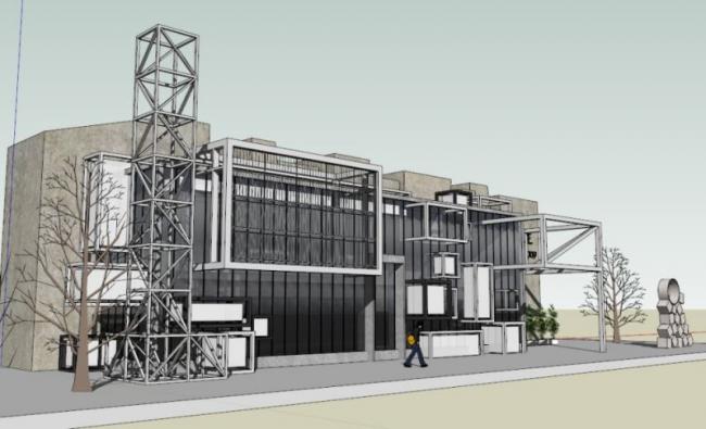 Sketchup商业模型|低层售楼处,现代风格 Sketchup商业模型|低层售楼处,现代风格