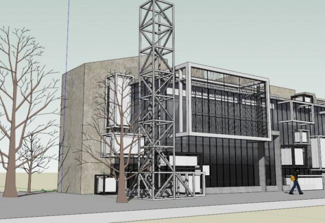 Sketchup商业模型|低层售楼处,现代风格 Sketchup商业模型|低层售楼处,现代风格