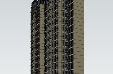 Sketchup住宅模型|高层住宅,居住建筑,古典风格-BIM建筑网