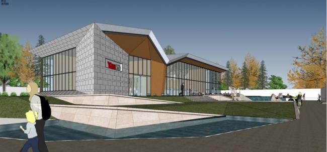 Sketchup商业模型|售楼处,现代风格 Sketchup商业模型|售楼处,现代风格