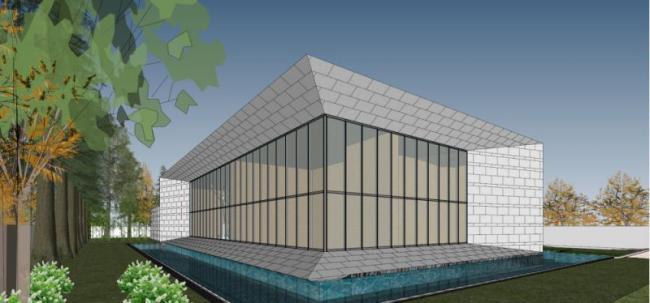 Sketchup商业模型|售楼处,现代风格 Sketchup商业模型|售楼处,现代风格