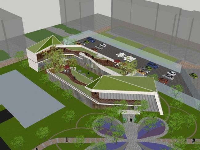 Sketchup商业模型|售楼部,现代风格 Sketchup商业模型|售楼部,现代风格