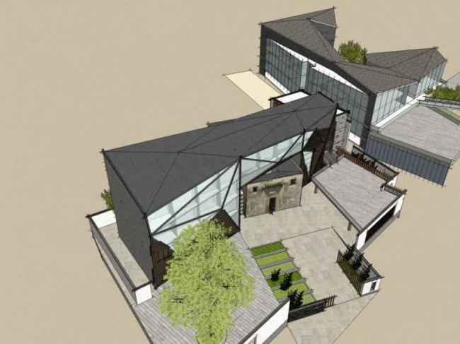 Sketchup商业模型|多层酒吧,现代风格 Sketchup商业模型|多层酒吧,现代风格