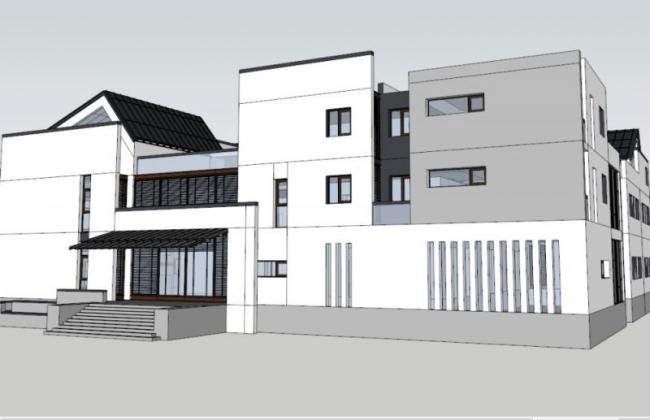 Sketchup商业模型|多层会所,现代中式风格 Sketchup商业模型|多层会所,现代中式风格