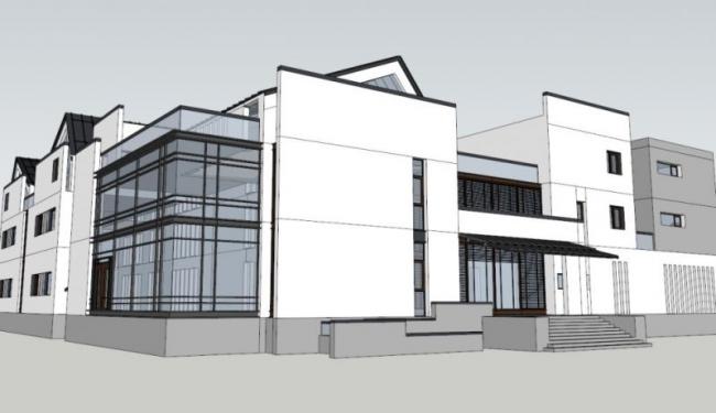 Sketchup商业模型|多层会所,现代中式风格 Sketchup商业模型|多层会所,现代中式风格