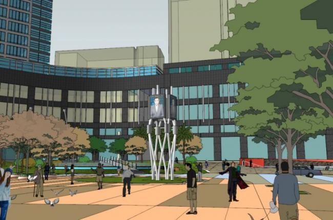 Sketchup商业模型|多层商业中心,现代风格 Sketchup商业模型|多层商业中心,现代风格