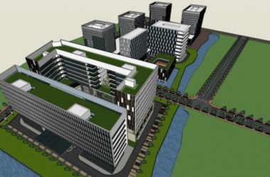 Sketchup综合体模型|多层商业综合体,现代风格-BIM建筑网