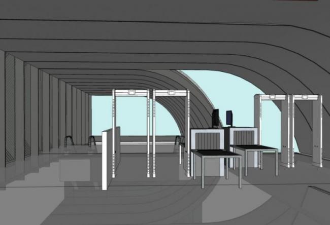Sketchup车站路桥|地铁站出入口,现代风格 Sketchup车站路桥|地铁站出入口,现代风格