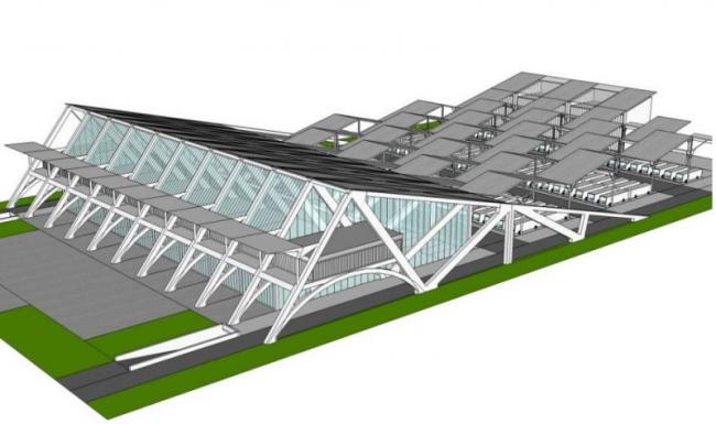 Sketchup车站路桥|汽车客运站,现代风格 Sketchup车站路桥|汽车客运站,现代风格