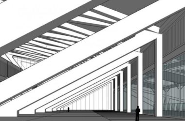 Sketchup车站路桥|汽车客运站,现代风格-BIM建筑网