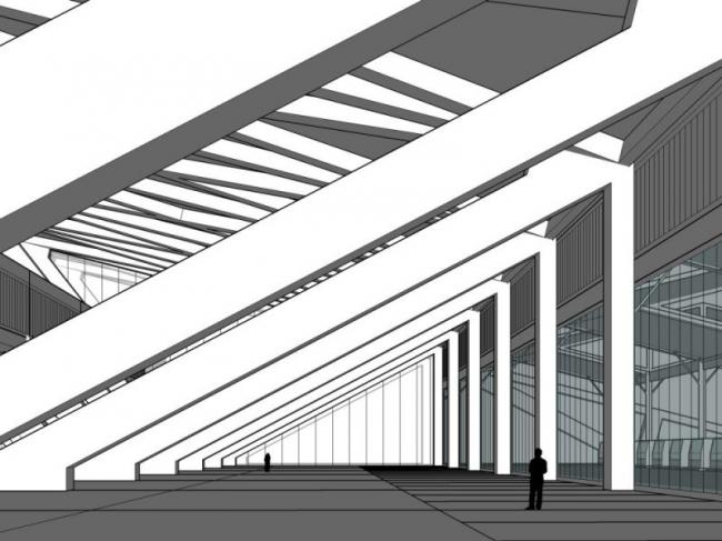 Sketchup车站路桥|汽车客运站,现代风格 Sketchup车站路桥|汽车客运站,现代风格