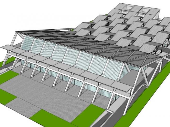 Sketchup车站路桥|汽车客运站,现代风格 Sketchup车站路桥|汽车客运站,现代风格