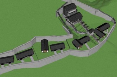 Sketchup文化模型|多层文化馆,文化建筑,中式风格-BIM建筑网