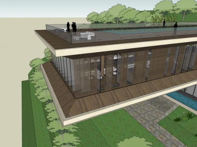 Sketchup商业模型|多层会所,现代风格 Sketchup商业模型|多层会所,现代风格