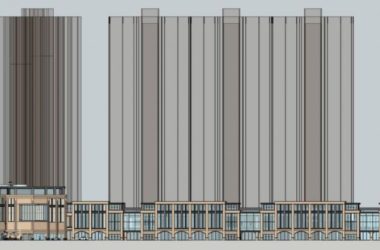 Sketchup商业模型|多层商业步行街，简欧风格-BIM建筑网