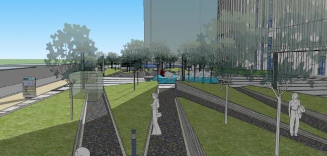 Sketchup景观模型|办公景观,现代风格 Sketchup景观模型|办公景观,现代风格