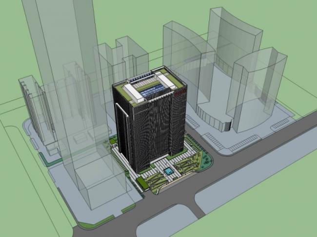 Sketchup景观模型|办公景观,现代风格 Sketchup景观模型|办公景观,现代风格