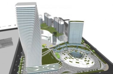 Sketchup综合体模型|超高层商业综合体,现代风格-BIM建筑网