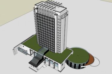 Sketchup酒店模型|高层酒店,现代风格-BIM建筑网