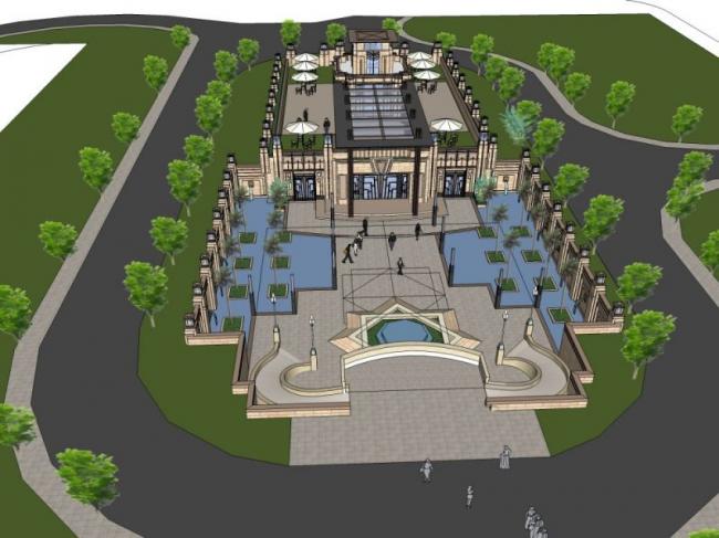 Sketchup商业模型|多层会所,古典风格 Sketchup商业模型|多层会所,古典风格