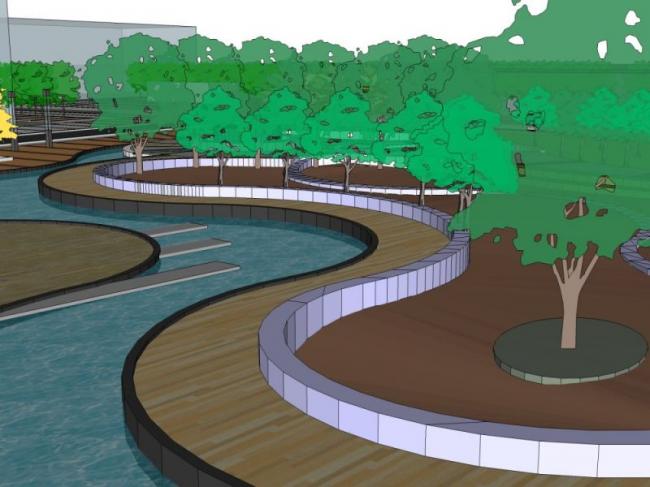 Sketchup景观模型|公园景观,现代风格 Sketchup景观模型|公园景观,现代风格