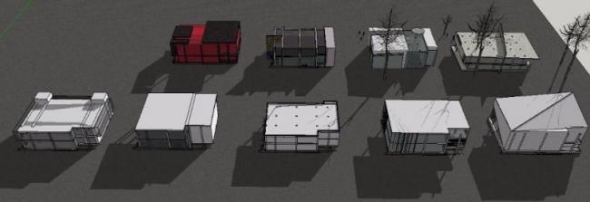 Sketchup商业模型|售楼处,现代风格 Sketchup商业模型|售楼处,现代风格