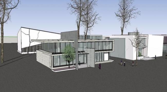 Sketchup商业模型|售楼处,现代风格 Sketchup商业模型|售楼处,现代风格