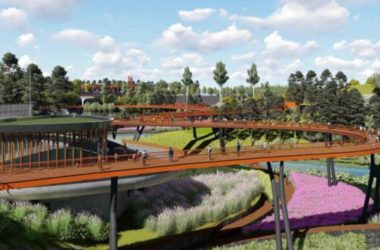 Sketchup景观模型|公园景观,现代风格-BIM建筑网