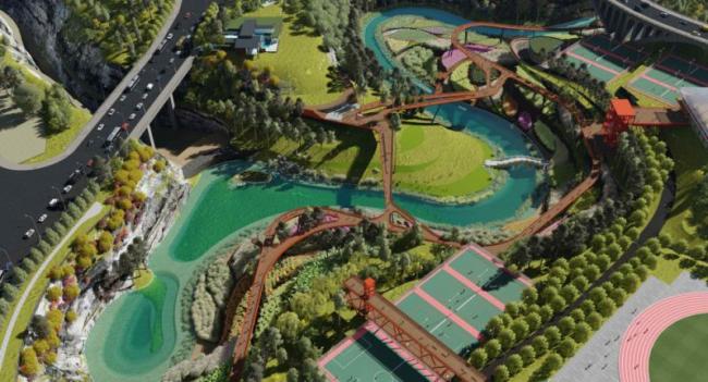 Sketchup景观模型|公园景观,现代风格 Sketchup景观模型|公园景观,现代风格