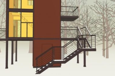 Sketchup景观模型|景观台,现代风格-BIM建筑网