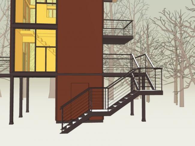 Sketchup景观模型|景观台,现代风格 Sketchup景观模型|景观台,现代风格