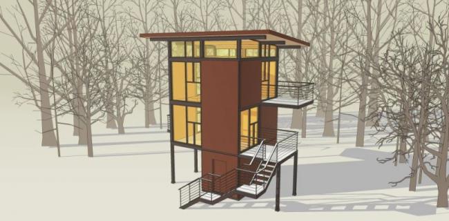 Sketchup景观模型|景观台,现代风格 Sketchup景观模型|景观台,现代风格