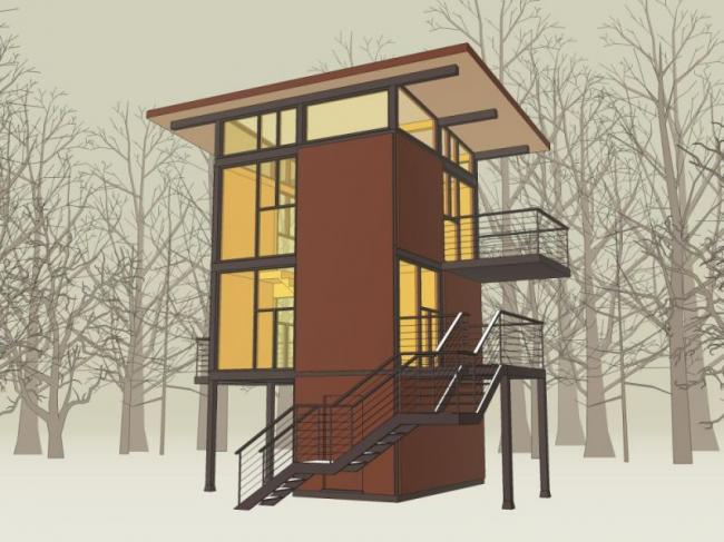 Sketchup景观模型|景观台,现代风格 Sketchup景观模型|景观台,现代风格