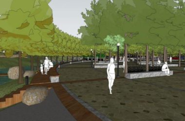 Sketchup景观模型|公园景观,现代风格-BIM建筑网