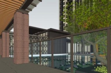Sketchup景观模型|住宅景观,中式风格-BIM建筑网