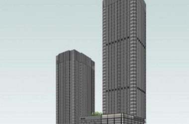 Sketchup办公模型|超高层办公楼,现代风格-BIM建筑网