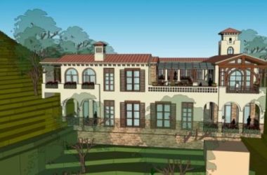 Sketchup商业模型|多层会所，山地会所，古典风格-BIM建筑网