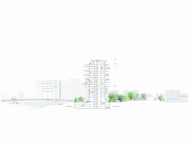 BIM建筑|枝叶四散,挺立耸立的白色树塔公寓 / 藤本壮介等 BIM建筑|枝叶四散,挺立耸立的白色树塔公寓 / 藤本壮介等