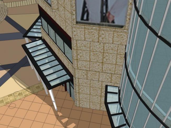 Sketchup商业模型|多层商业中心,现代风格 Sketchup商业模型|多层商业中心,现代风格