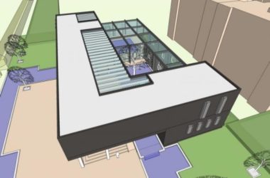 Sketchup商业模型|低层售楼处，现代风格-BIM建筑网