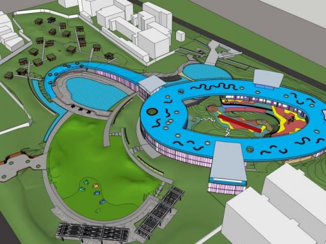 Sketchup商业模型|儿童游乐场,现代风格 Sketchup商业模型|儿童游乐场,现代风格