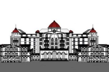 Sketchup酒店模型|多层酒店,古典风格-BIM建筑网